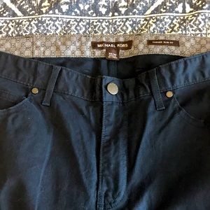 Mens dark blue Michael Kors pants
